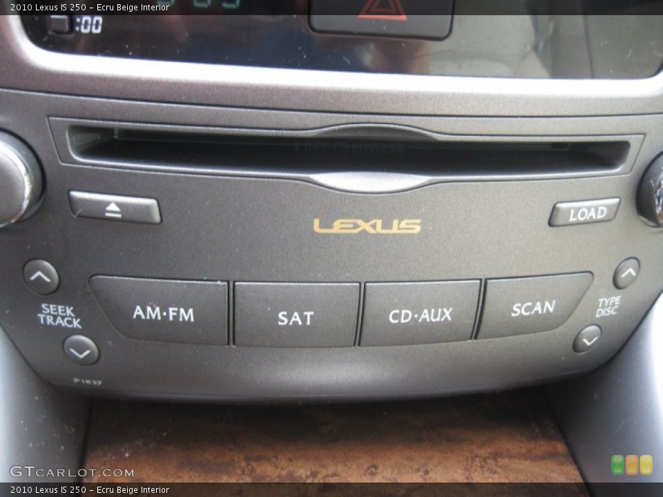 Ecru Beige Interior Audio System for the 2010 Lexus IS 250 #54922417