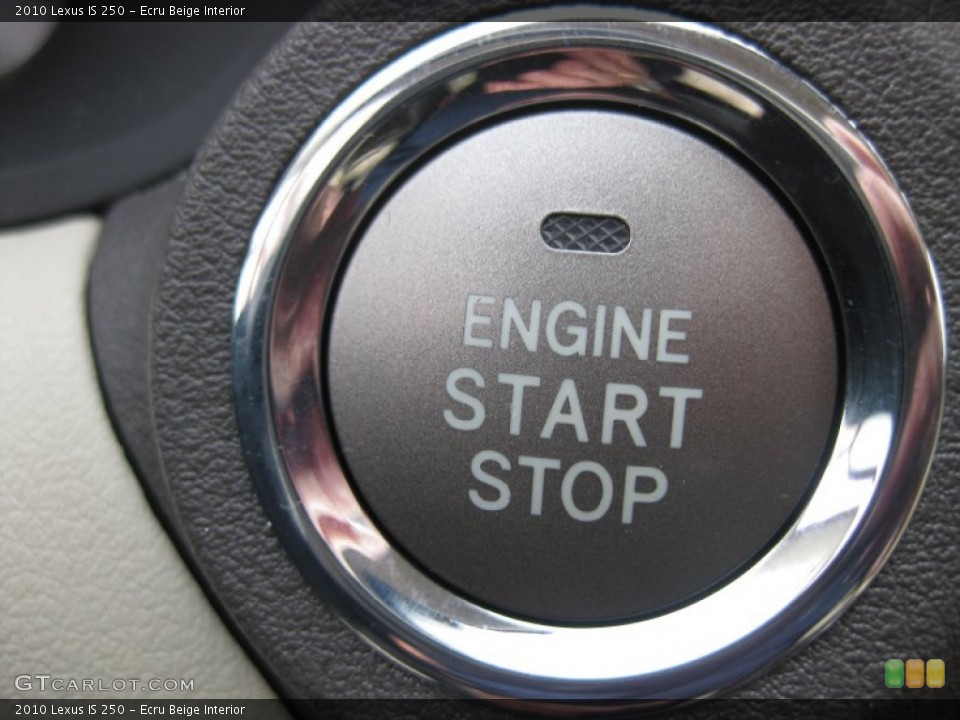 Ecru Beige Interior Controls for the 2010 Lexus IS 250 #54922450