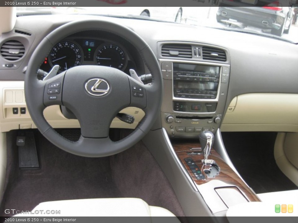 Ecru Beige Interior Dashboard for the 2010 Lexus IS 250 #54922504