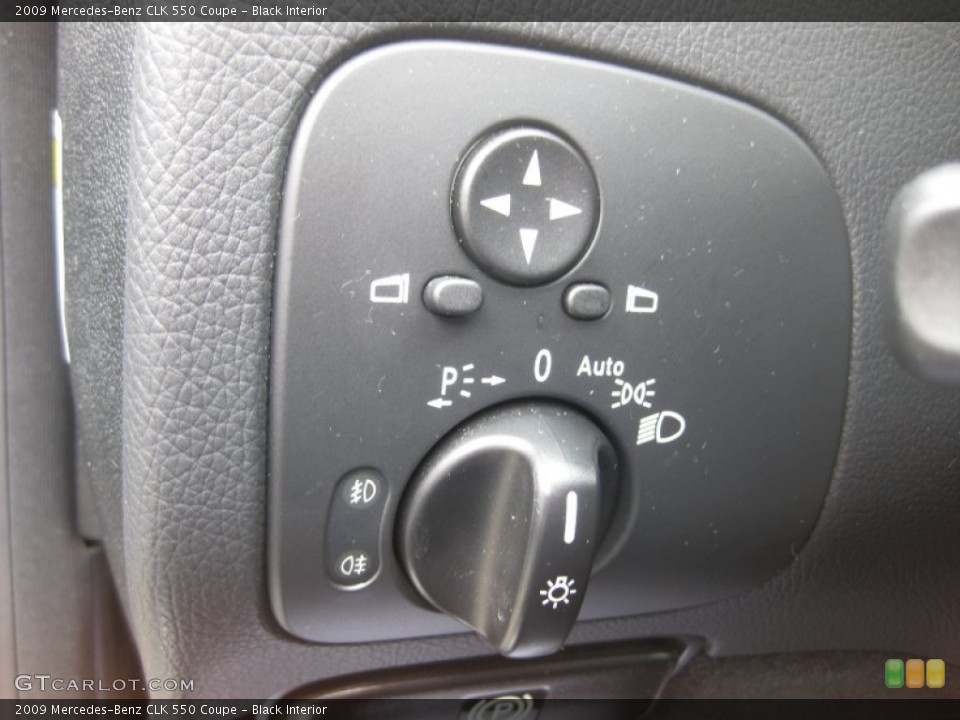 Black Interior Controls for the 2009 Mercedes-Benz CLK 550 Coupe #54922603