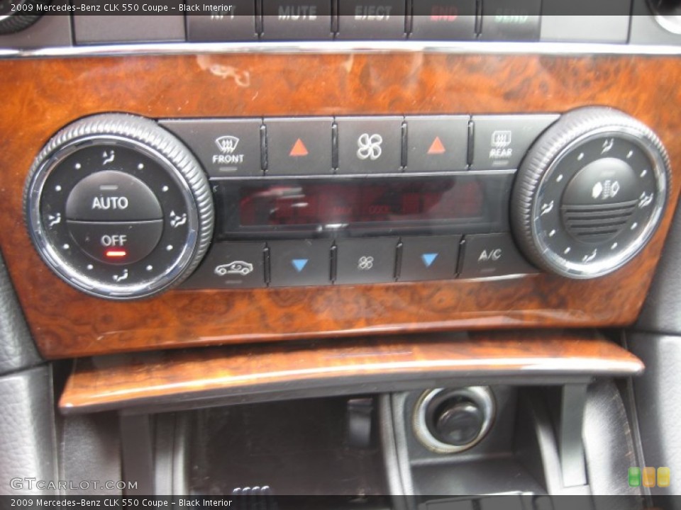 Black Interior Controls for the 2009 Mercedes-Benz CLK 550 Coupe #54922651