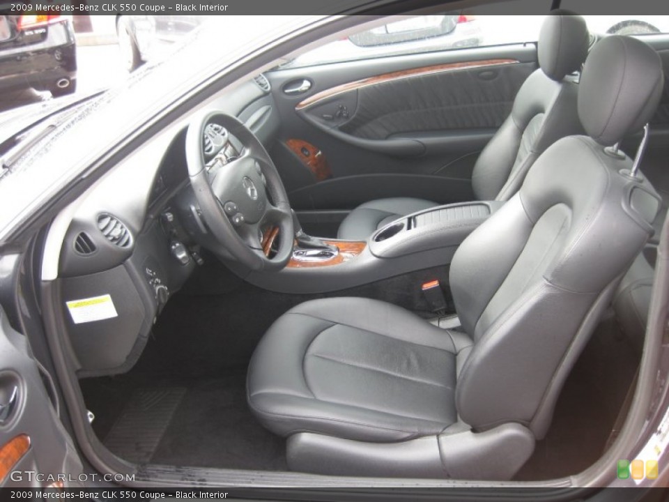 Black Interior Photo for the 2009 Mercedes-Benz CLK 550 Coupe #54922684