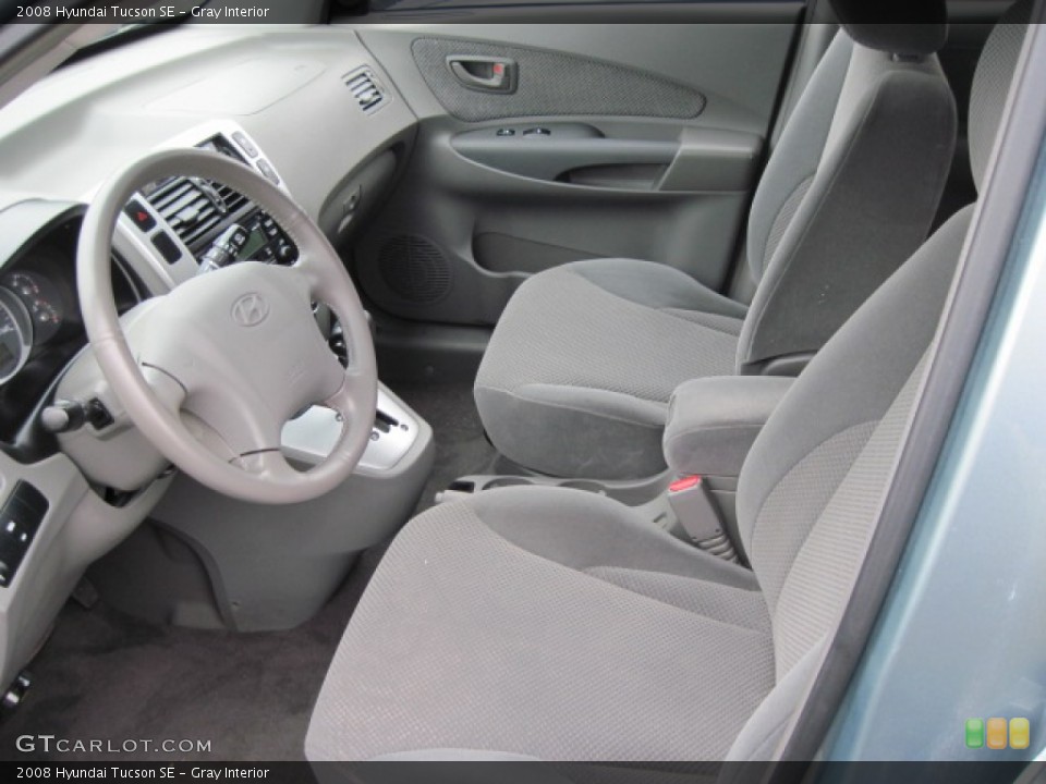 Gray Interior Photo for the 2008 Hyundai Tucson SE #54922918