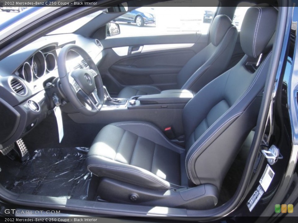 Black Interior Photo for the 2012 Mercedes-Benz C 250 Coupe #54923410