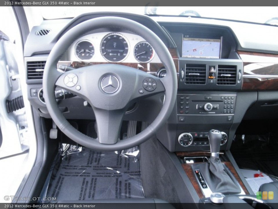 Black Interior Dashboard for the 2012 Mercedes-Benz GLK 350 4Matic #54923794
