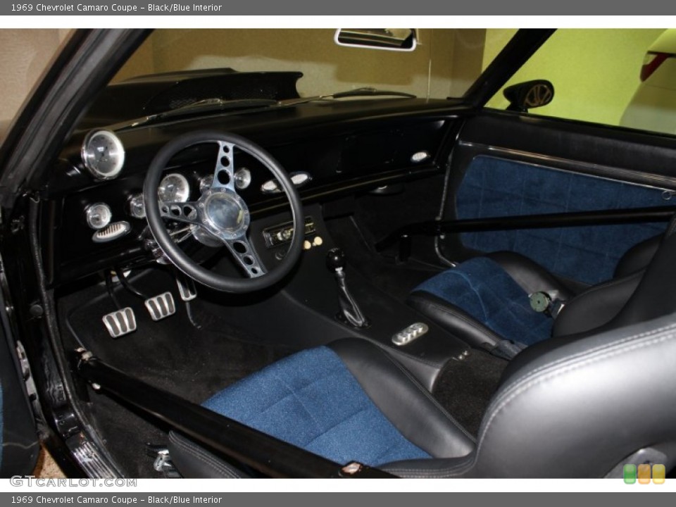 Black/Blue Interior Photo for the 1969 Chevrolet Camaro Coupe #54926857