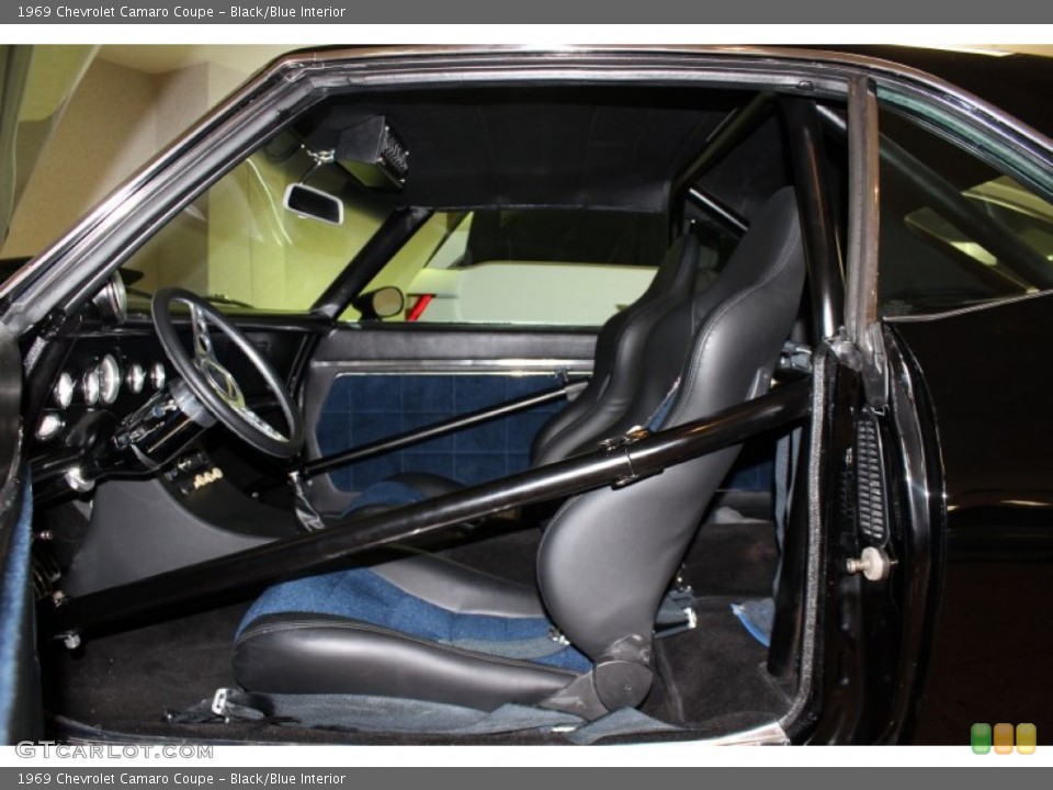 Black/Blue Interior Photo for the 1969 Chevrolet Camaro Coupe #54926863