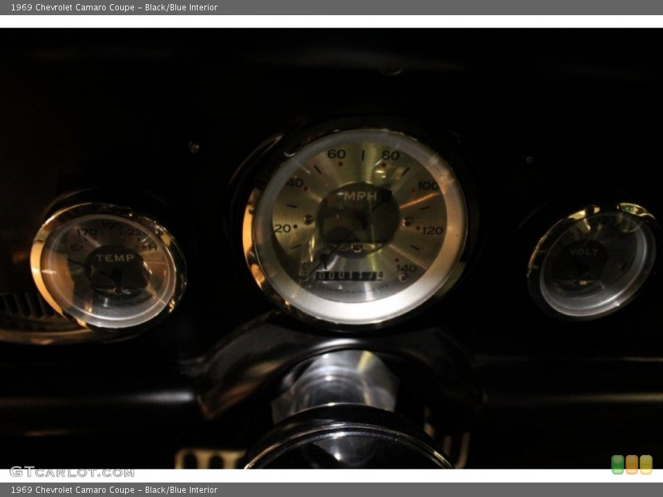 Black/Blue Interior Gauges for the 1969 Chevrolet Camaro Coupe #54926932