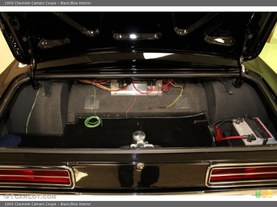 Black/Blue Interior Trunk for the 1969 Chevrolet Camaro Coupe #54927004