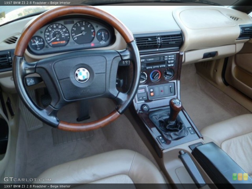 Beige Interior Dashboard for the 1997 BMW Z3 2.8 Roadster #54933571