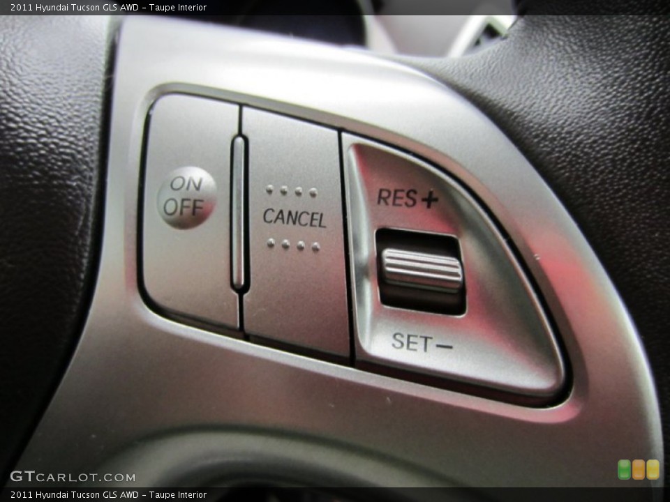 Taupe Interior Controls for the 2011 Hyundai Tucson GLS AWD #54933709