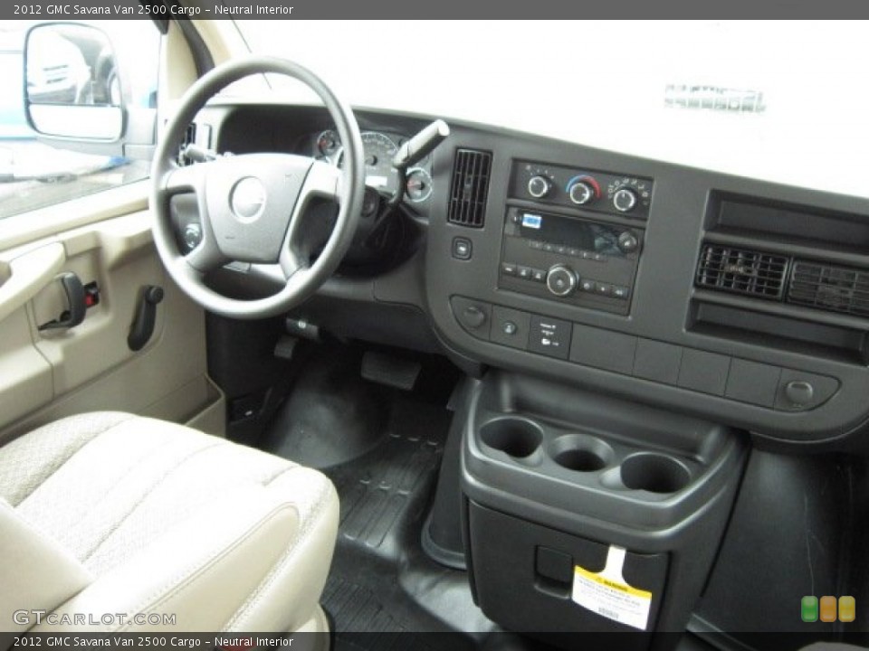 Neutral Interior Dashboard for the 2012 GMC Savana Van 2500 Cargo #54934054