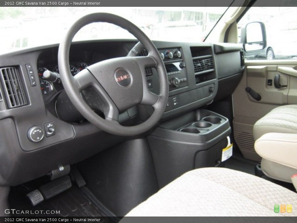 Neutral 2012 GMC Savana Van Interiors