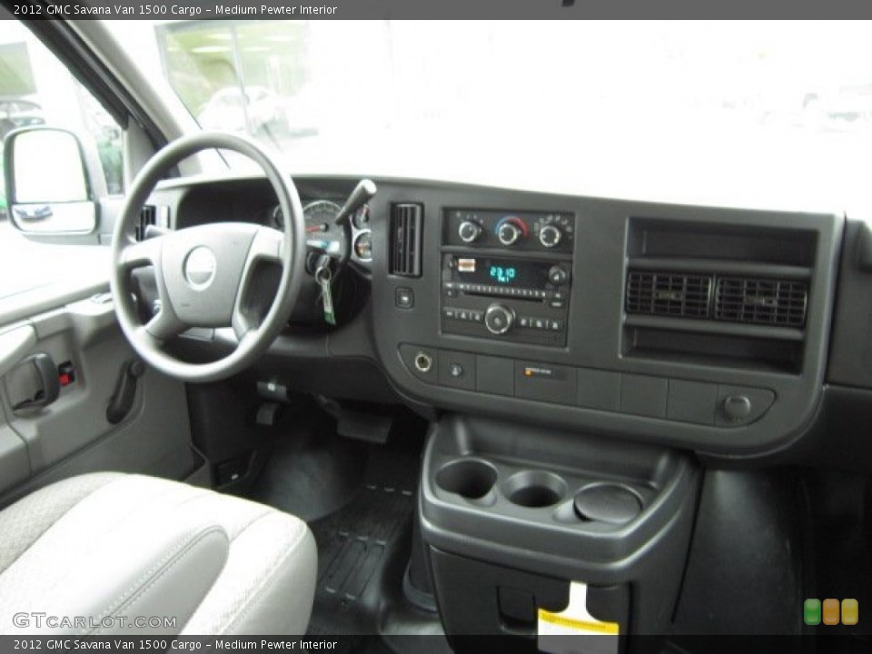 Medium Pewter Interior Dashboard for the 2012 GMC Savana Van 1500 Cargo #54934225