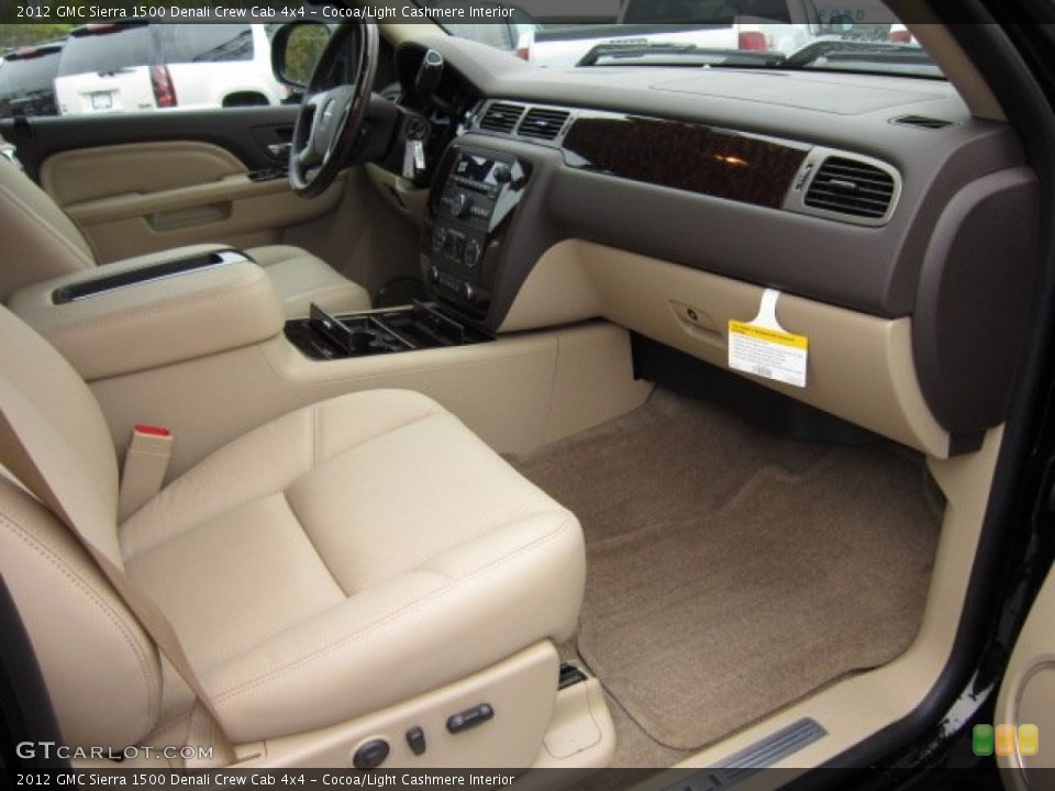 Cocoa/Light Cashmere Interior Photo for the 2012 GMC Sierra 1500 Denali Crew Cab 4x4 #54934387