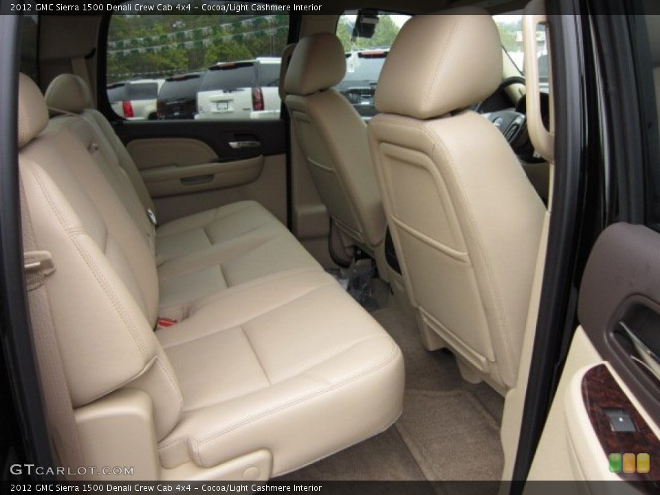 Cocoa/Light Cashmere Interior Photo for the 2012 GMC Sierra 1500 Denali Crew Cab 4x4 #54934396