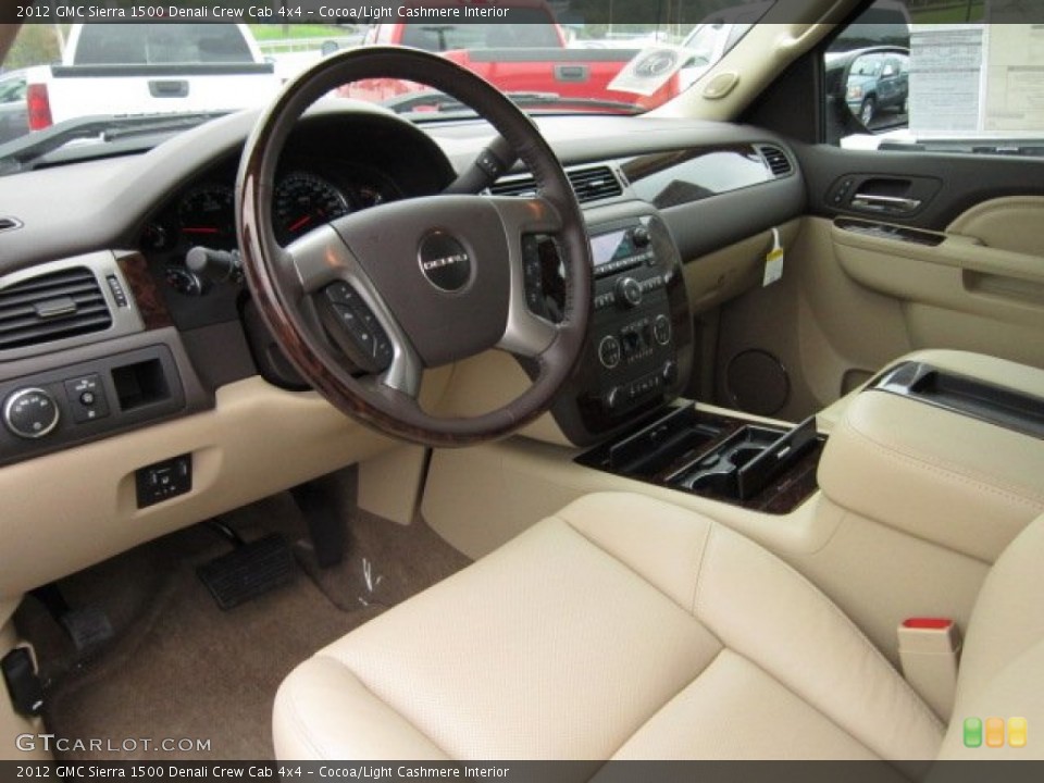 Cocoa/Light Cashmere Interior Prime Interior for the 2012 GMC Sierra 1500 Denali Crew Cab 4x4 #54934441