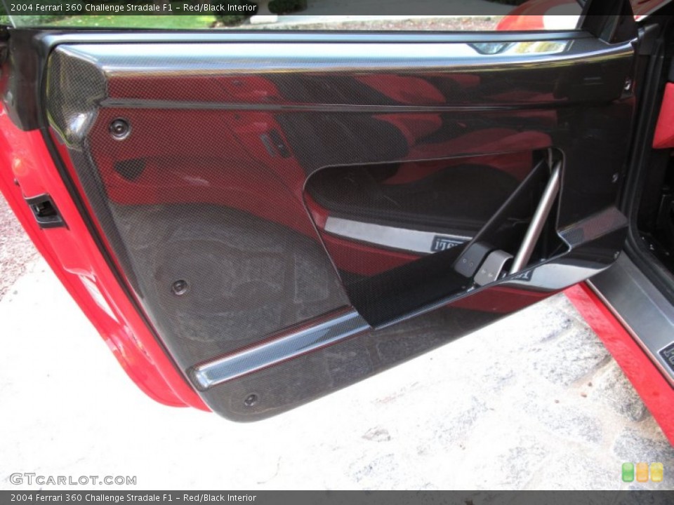 Red/Black Interior Door Panel for the 2004 Ferrari 360 Challenge Stradale F1 #54938587