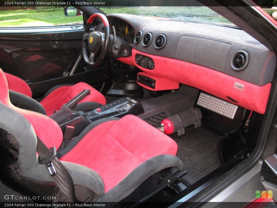 Red/Black Interior Dashboard for the 2004 Ferrari 360 Challenge Stradale F1 #54938596