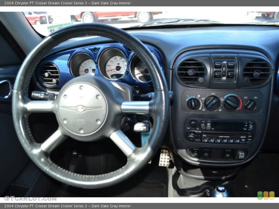 Dark Slate Gray Interior Dashboard for the 2004 Chrysler PT Cruiser Dream Cruiser Series 3 #54939563