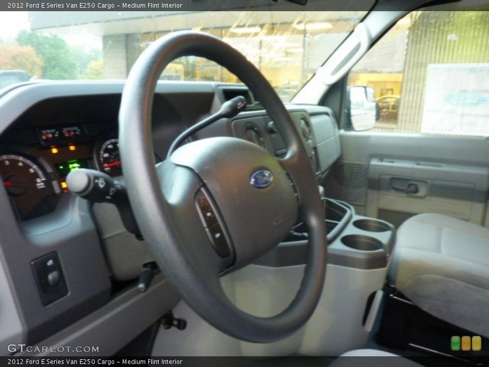 Medium Flint Interior Steering Wheel for the 2012 Ford E Series Van E250 Cargo #54939679