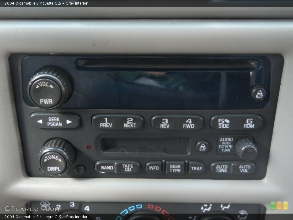 Gray Interior Controls for the 2004 Oldsmobile Silhouette GLS #54942163