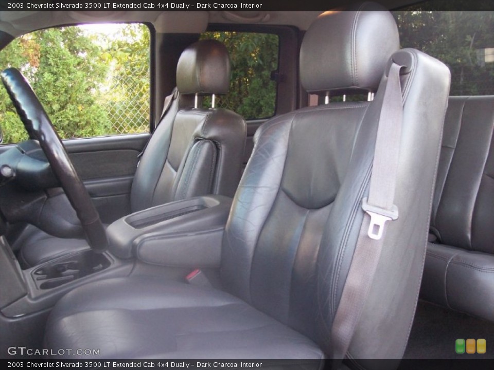 Dark Charcoal Interior Photo for the 2003 Chevrolet Silverado 3500 LT Extended Cab 4x4 Dually #54945722