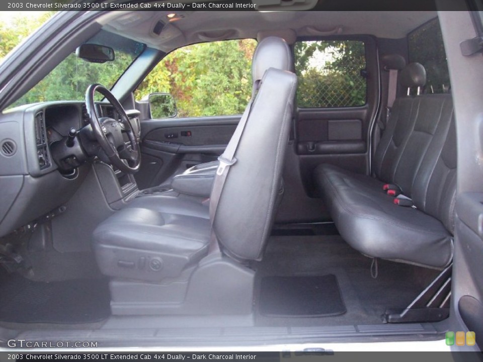 Dark Charcoal Interior Photo for the 2003 Chevrolet Silverado 3500 LT Extended Cab 4x4 Dually #54945775