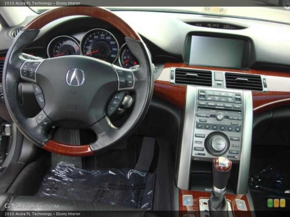 Ebony Interior Dashboard for the 2010 Acura RL Technology #54945883