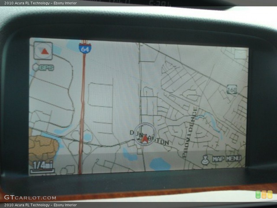 Ebony Interior Navigation for the 2010 Acura RL Technology #54945916