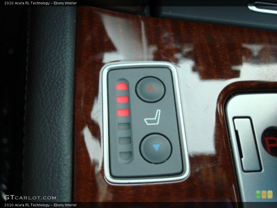 Ebony Interior Controls for the 2010 Acura RL Technology #54945964