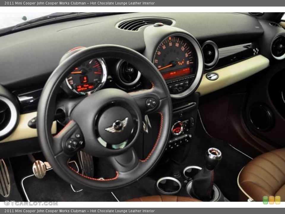 Hot Chocolate Lounge Leather Interior Photo for the 2011 Mini Cooper John Cooper Works Clubman #54948184