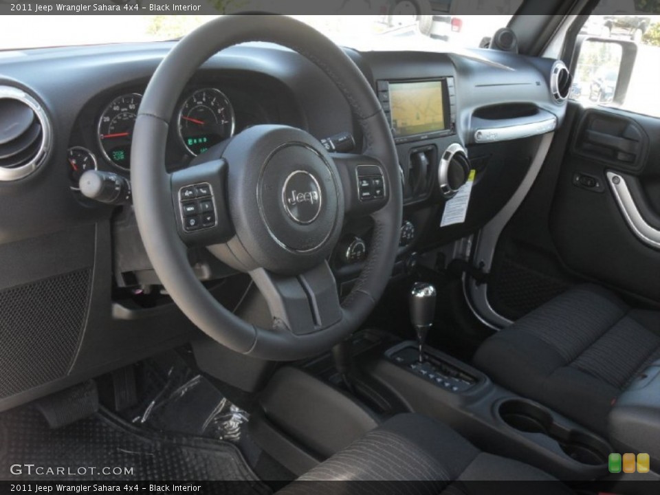 Black Interior Photo for the 2011 Jeep Wrangler Sahara 4x4 #54949129