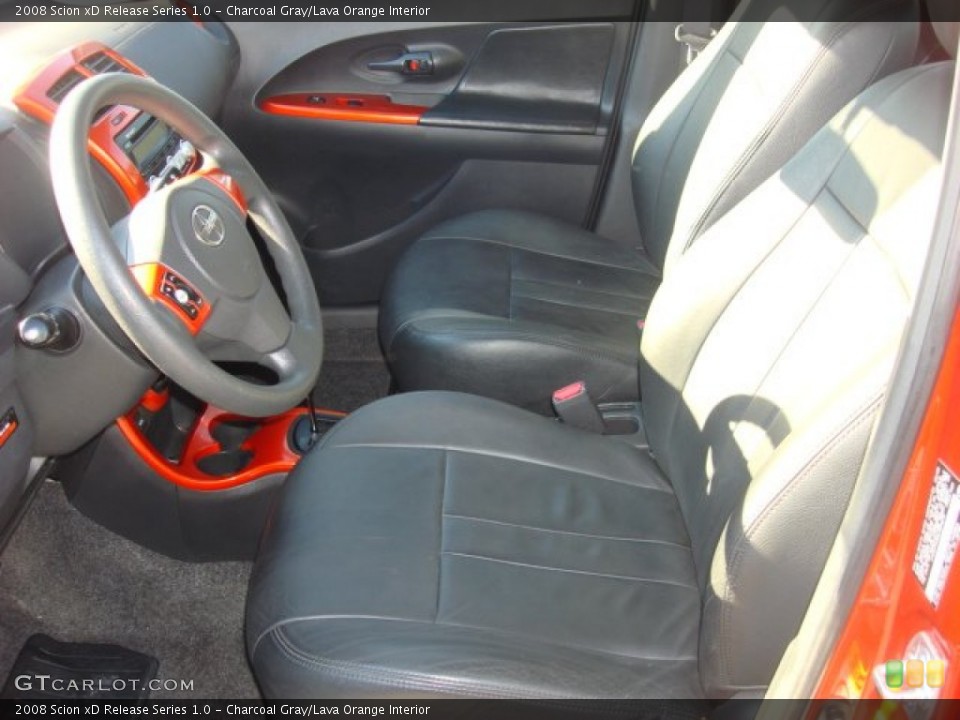 Charcoal Gray/Lava Orange Interior Photo for the 2008 Scion xD Release Series 1.0 #54949495