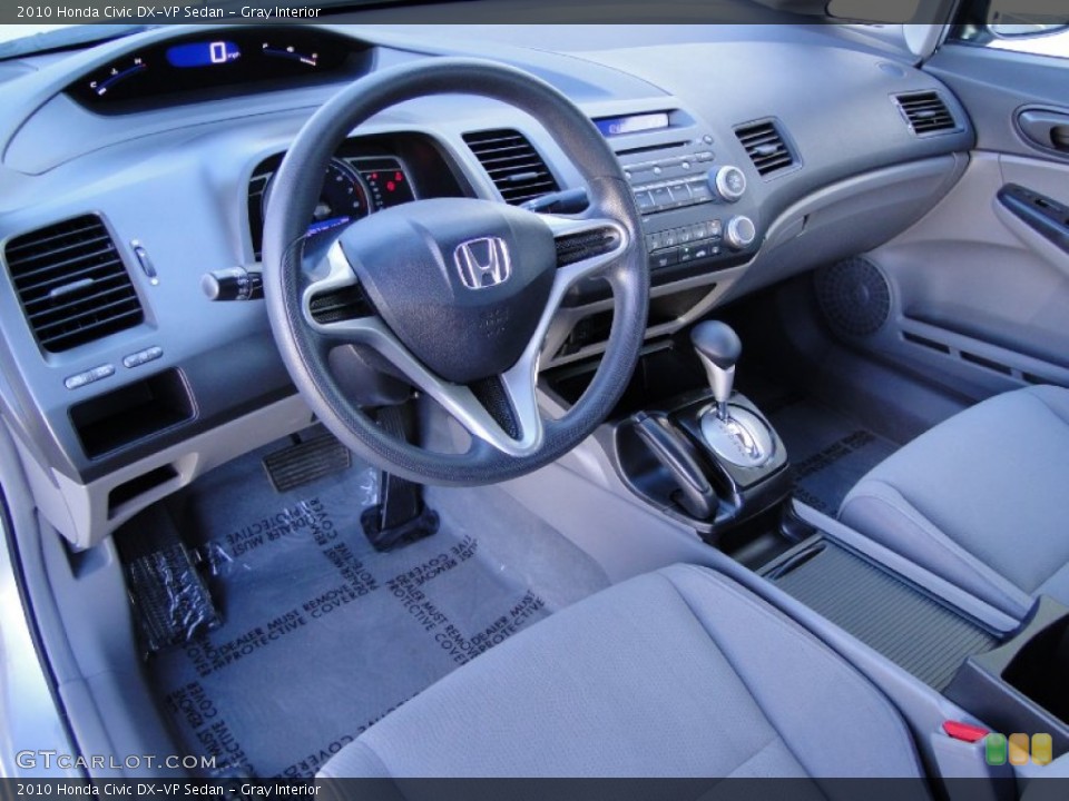 Gray Interior Photo for the 2010 Honda Civic DX-VP Sedan #54950278