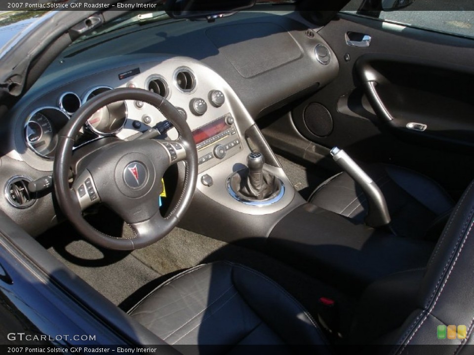 Ebony Interior Photo for the 2007 Pontiac Solstice GXP Roadster #54950616