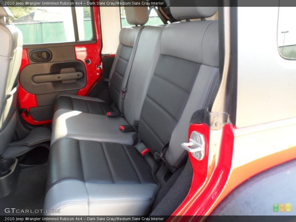 Dark Slate Gray/Medium Slate Gray Interior Photo for the 2010 Jeep Wrangler Unlimited Rubicon 4x4 #54950809