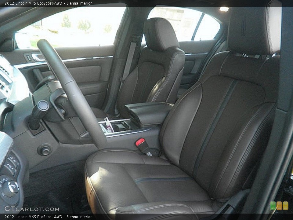 Sienna Interior Photo for the 2012 Lincoln MKS EcoBoost AWD #54951724