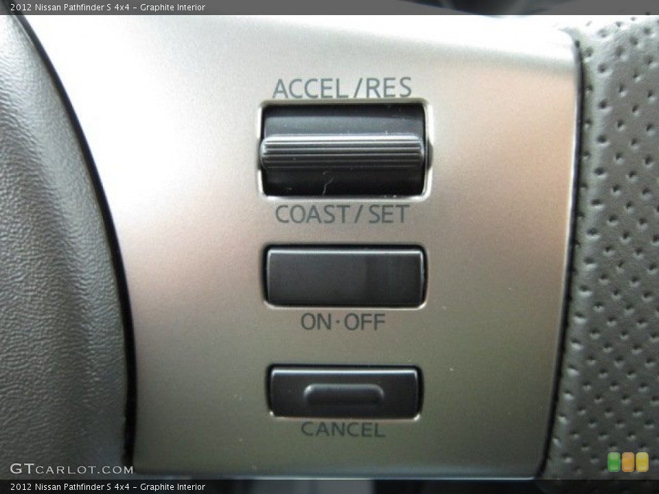 Graphite Interior Controls for the 2012 Nissan Pathfinder S 4x4 #54953983