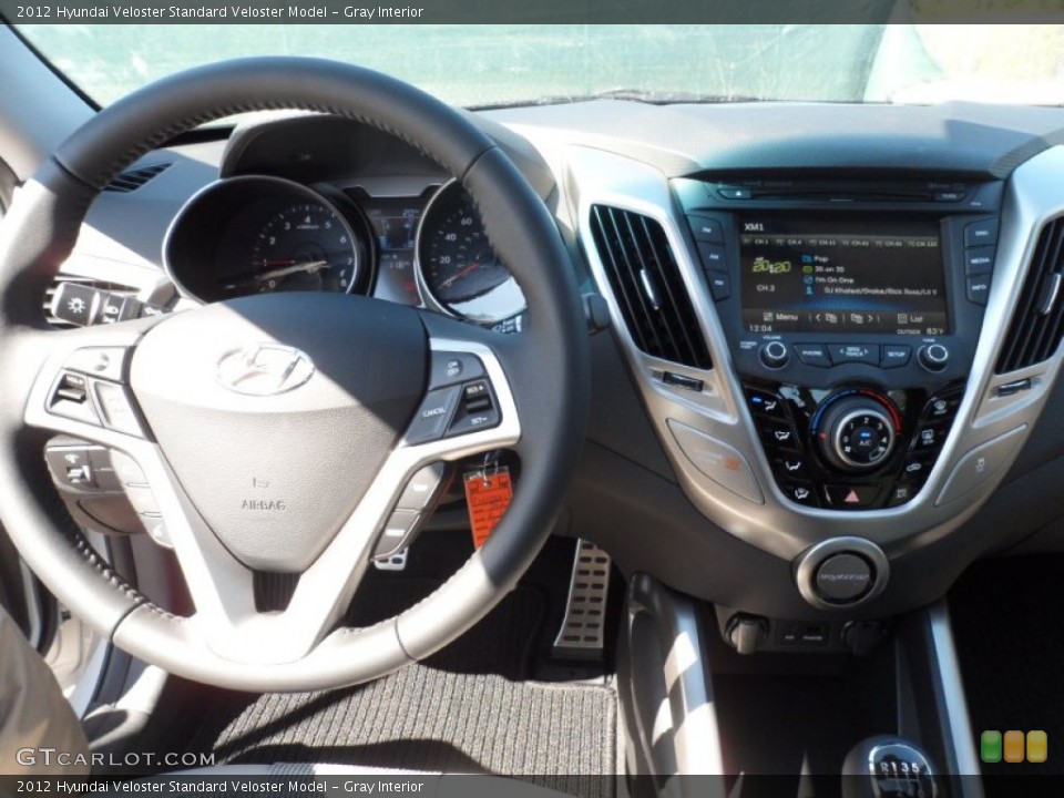 Gray Interior Dashboard for the 2012 Hyundai Veloster  #54954070