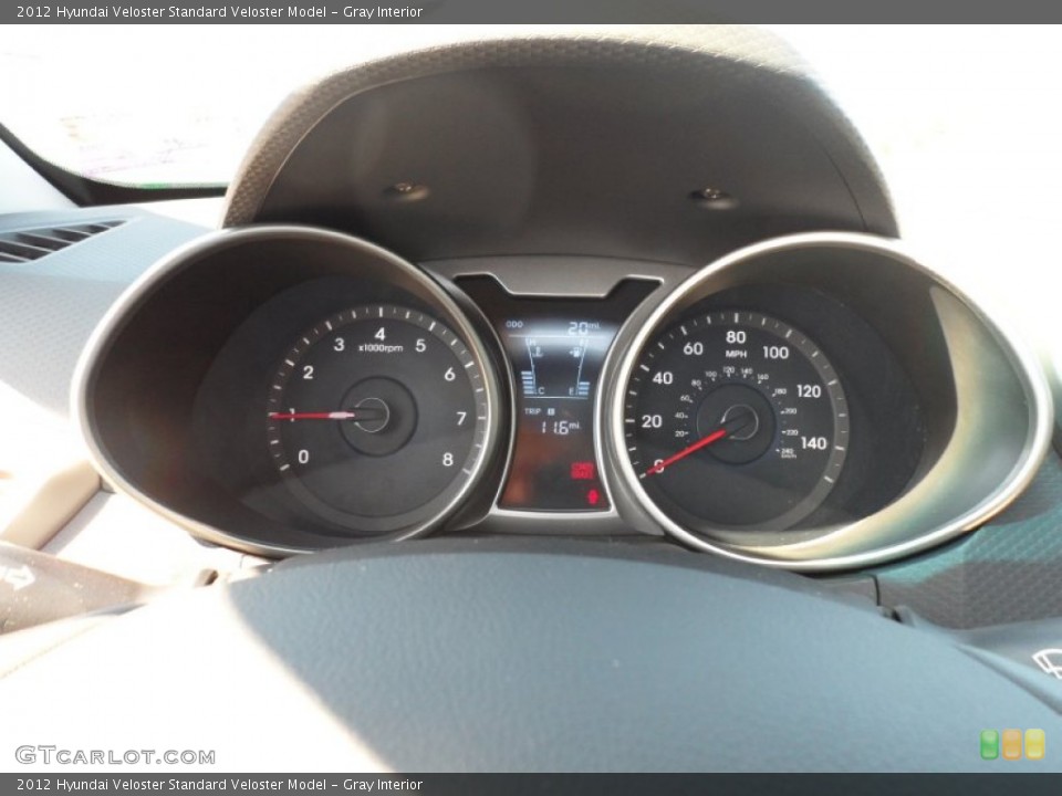 Gray Interior Gauges for the 2012 Hyundai Veloster  #54954130
