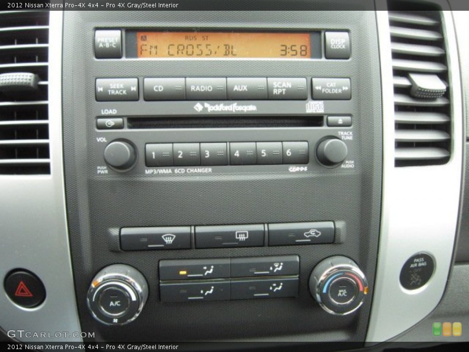Pro 4X Gray/Steel Interior Controls for the 2012 Nissan Xterra Pro-4X 4x4 #54954517