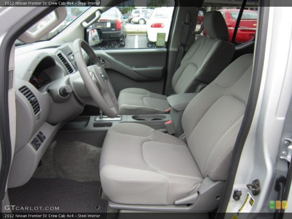 Steel Interior Photo for the 2012 Nissan Frontier SV Crew Cab 4x4 #54954670