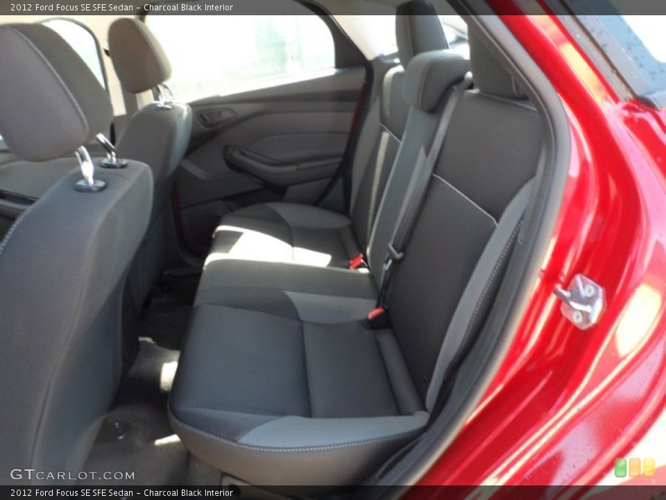 Charcoal Black Interior Photo for the 2012 Ford Focus SE SFE Sedan #54955042