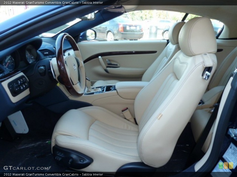 Sabbia Interior Photo for the 2012 Maserati GranTurismo Convertible GranCabrio #54956935