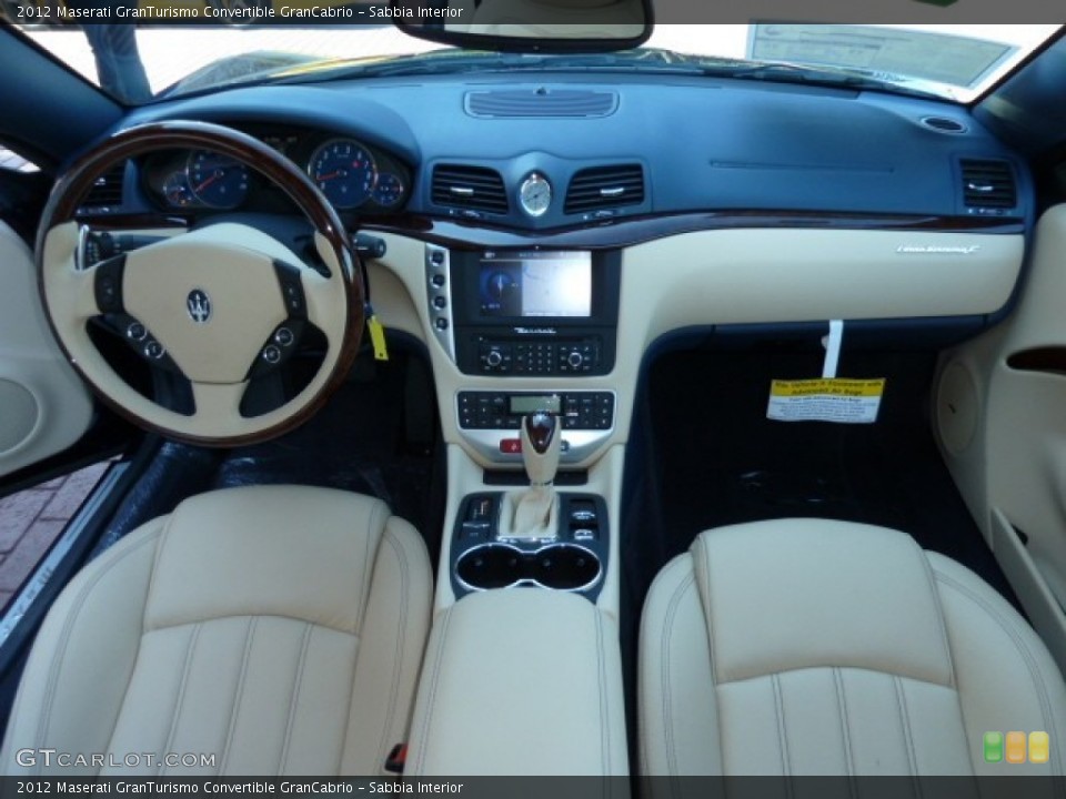 Sabbia Interior Dashboard for the 2012 Maserati GranTurismo Convertible GranCabrio #54956944