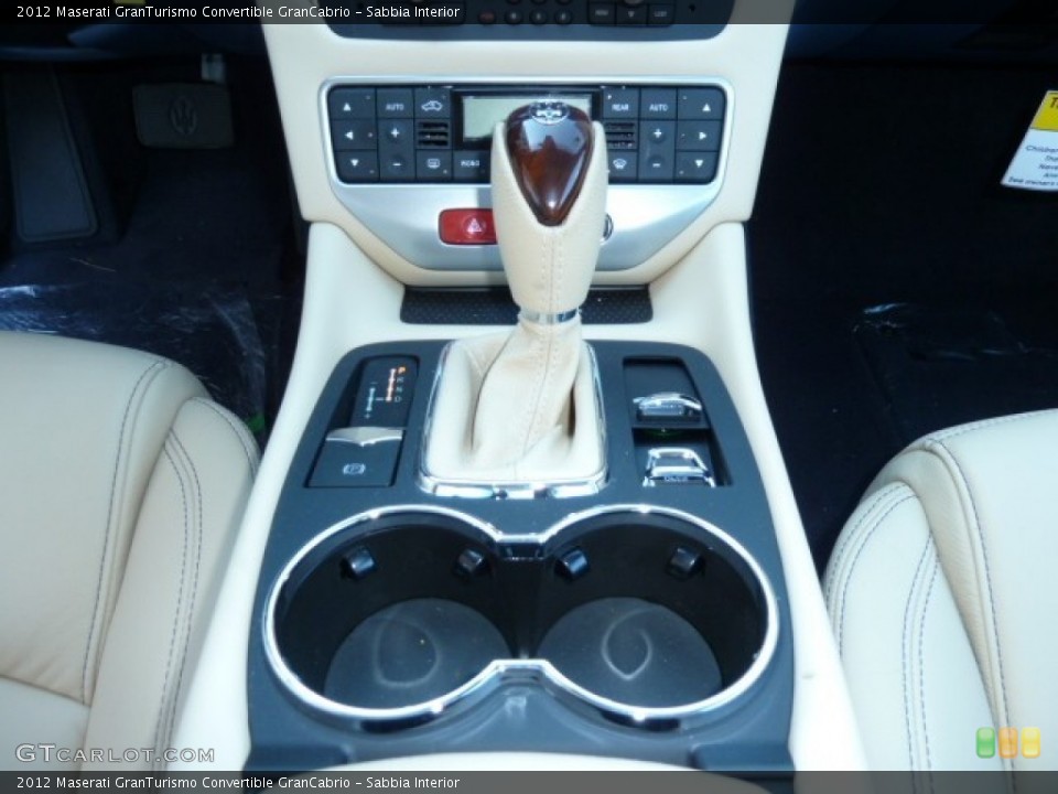 Sabbia Interior Transmission for the 2012 Maserati GranTurismo Convertible GranCabrio #54956971