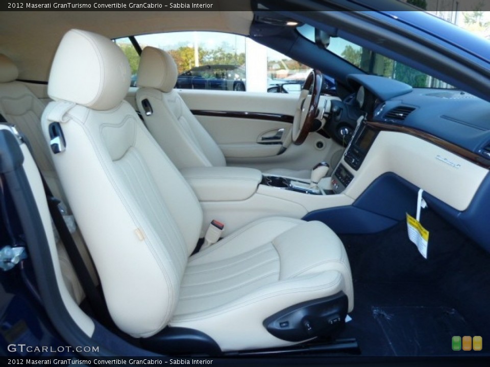 Sabbia Interior Photo for the 2012 Maserati GranTurismo Convertible GranCabrio #54957001