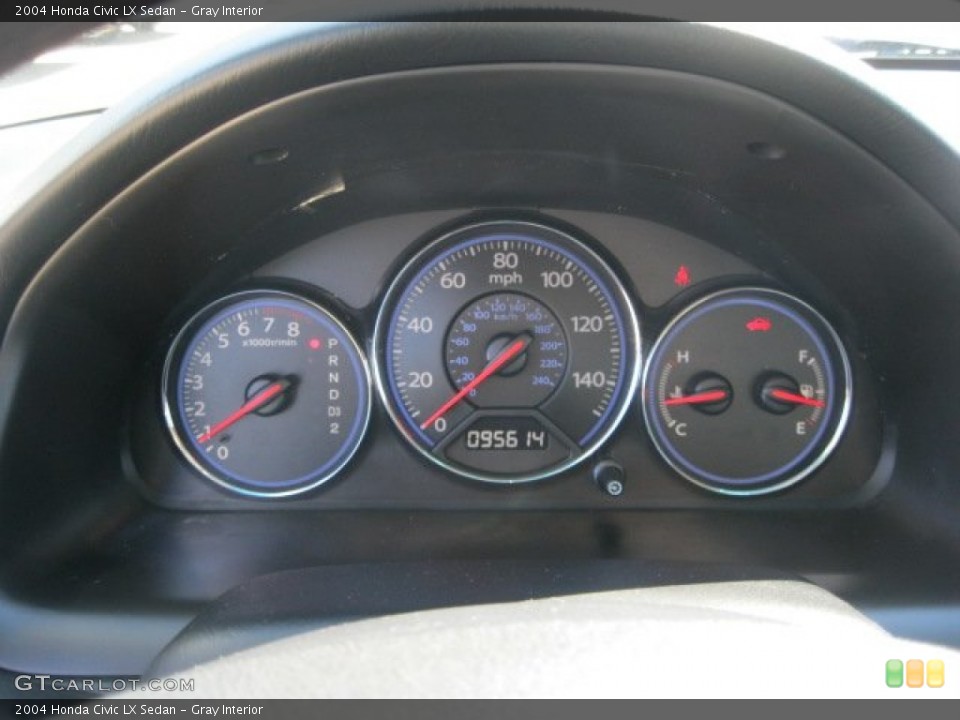 Gray Interior Gauges for the 2004 Honda Civic LX Sedan #54957493