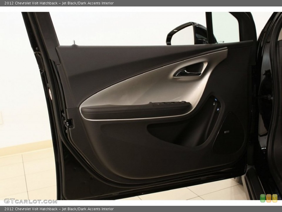 Jet Black/Dark Accents Interior Door Panel for the 2012 Chevrolet Volt Hatchback #54958447